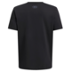 UA Boys' Split Big Logo Short Sleeve "Black-Downpour Gray"