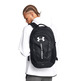 UA Hustle 6.0 Backpack "BlackWhite"