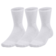 UA Unisex 3-Maker 3-Pack Mid-Crew Socks "White-Mod Gray"