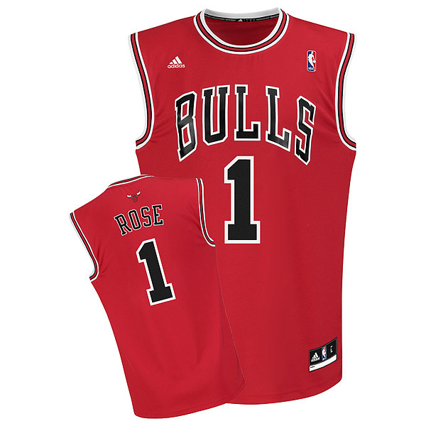 camiseta derrick rose bulls