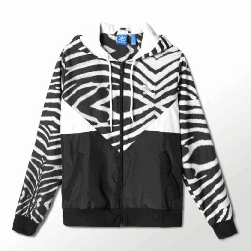 Arriba crisis Múltiple Adidas Original Mujer Colorado Winbreaker Zebra (negro/blanco)