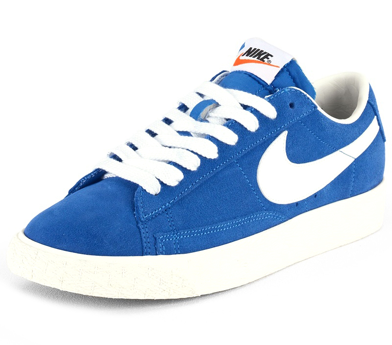 Nike Blazer Low Premium Sude (403/azul/blanco hueso)