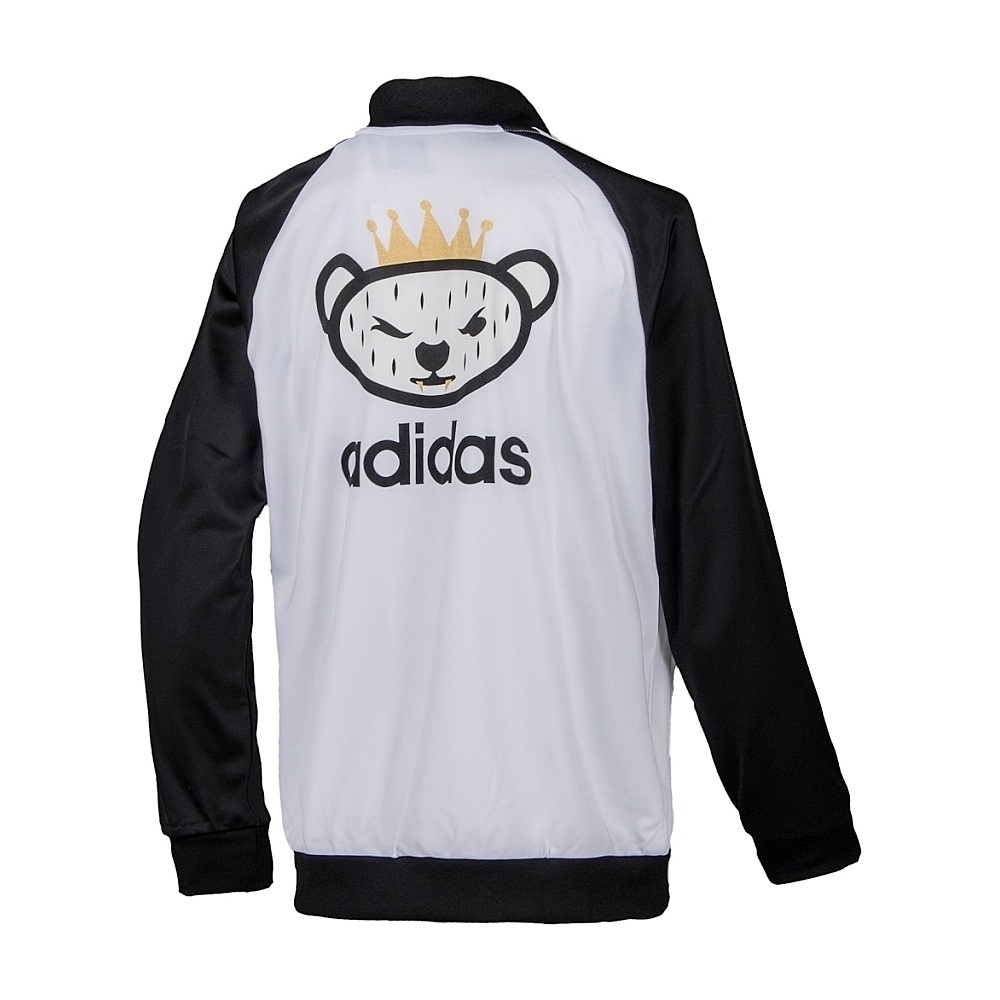 Adidas Original Nigo Bear Superstar Track top(blanco/negro)