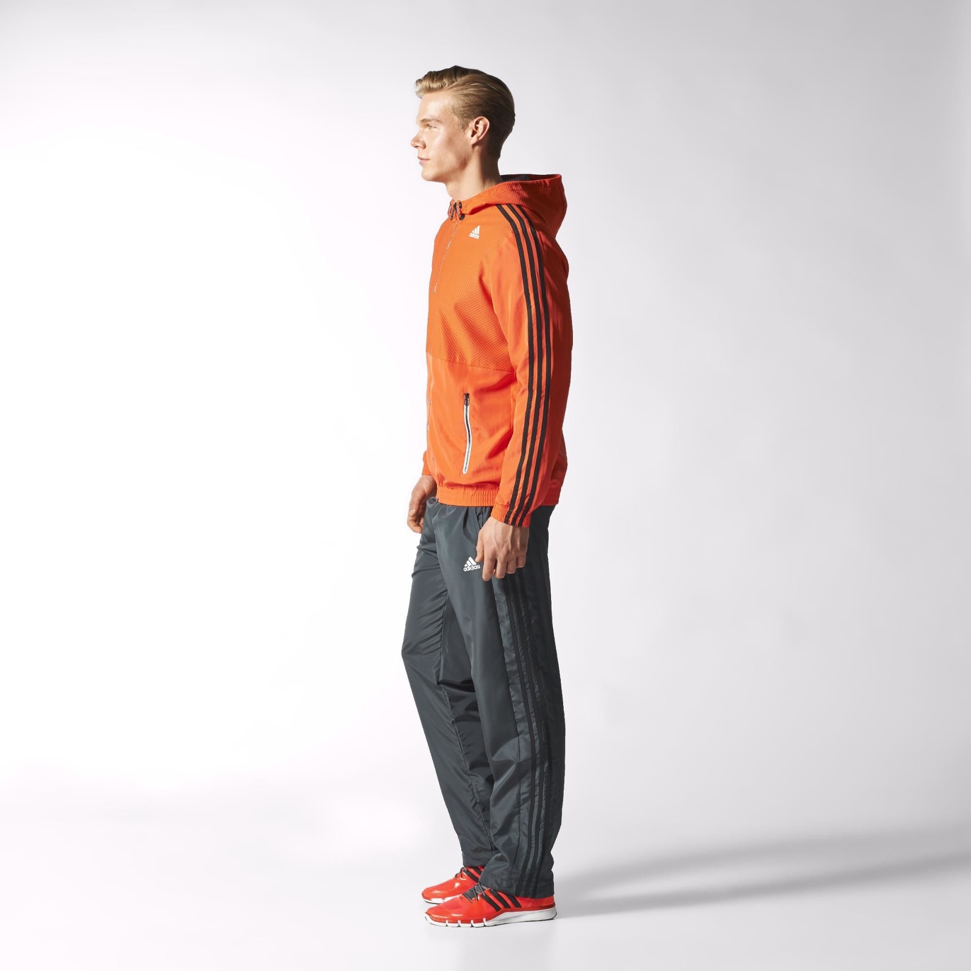 Adidas Hombre Training Climalite (naranja/grisoscuro)