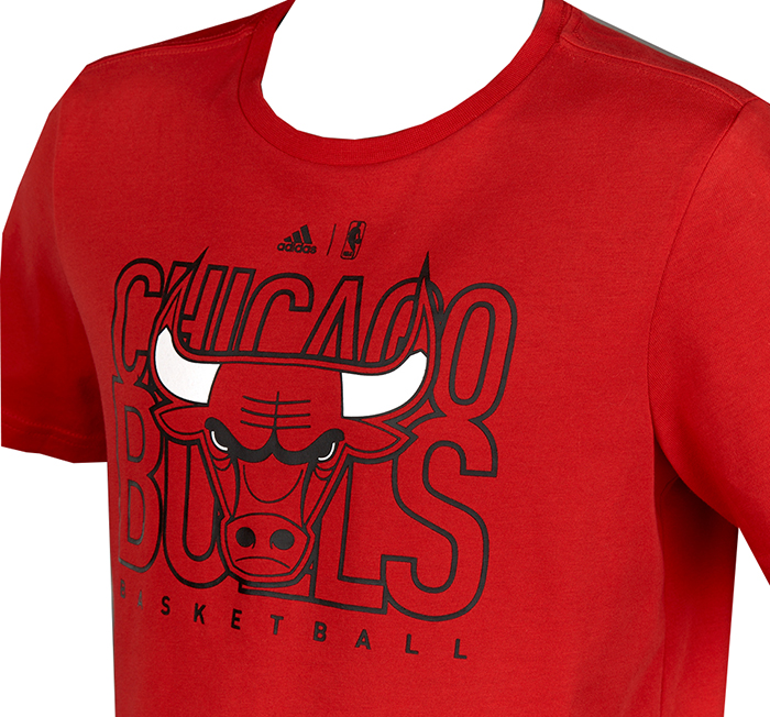 prima barricada Opaco Adidas Camiseta Youth 3 NBA Chicago Bulls (rojo/negro)