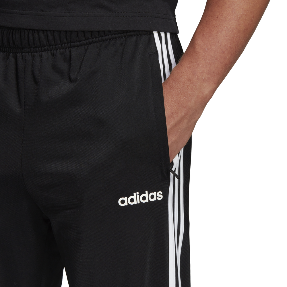 adidas men's athletics essential tricot 3 stripe tapered pants