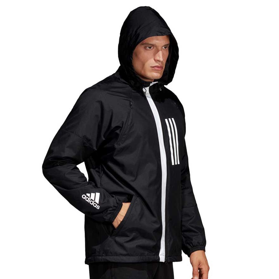 deseable Rareza Adicto Adidas M Windbreaker Jacket Fleece Lined (black)