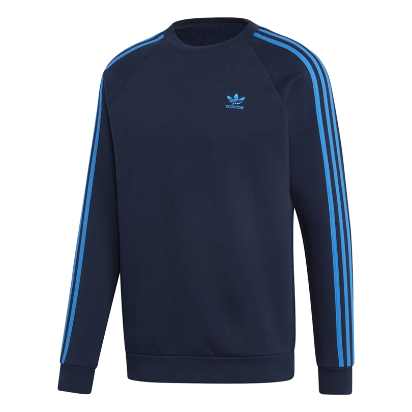 Adidas Originals Crewneck Sweatshirt Collegiate Navy Bluebird 8343