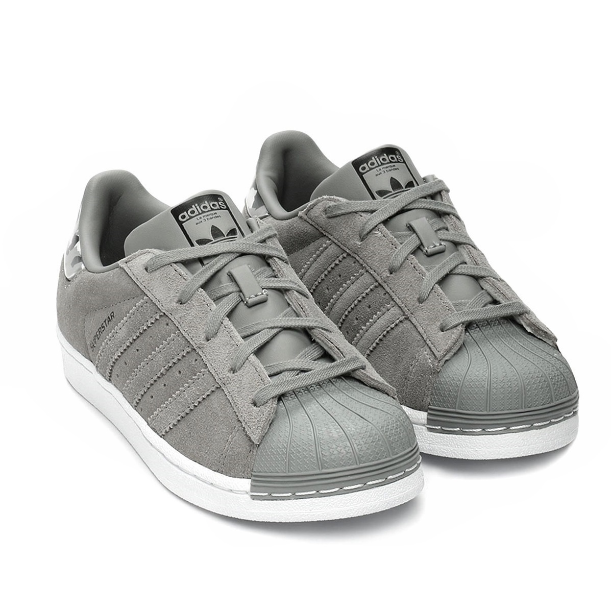 Adidas Originals Superstar C Kids "Camo Solid Grey"