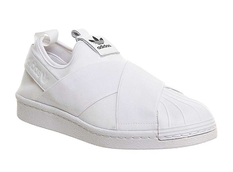 adidas superstar slip on white