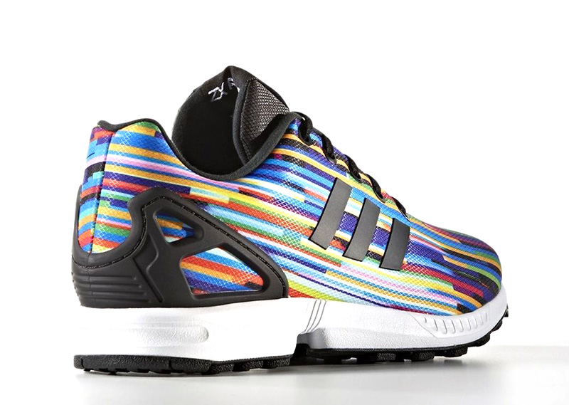 Adidas originals discount zx flux black multicolor