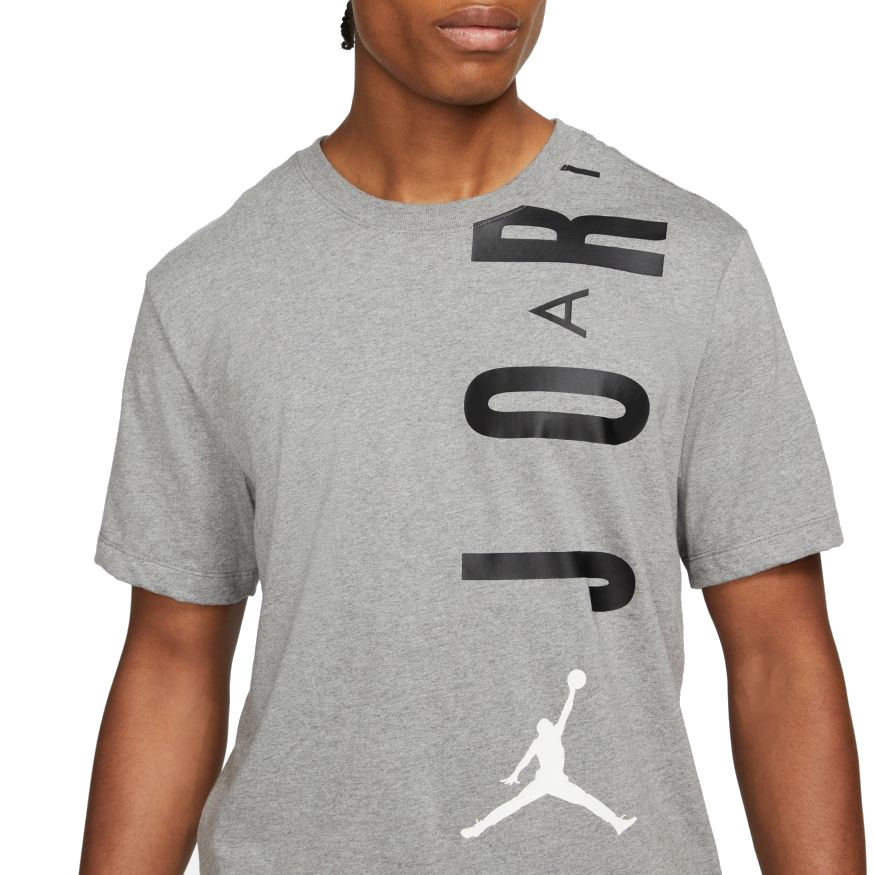 Grey jordan t shirt best sale