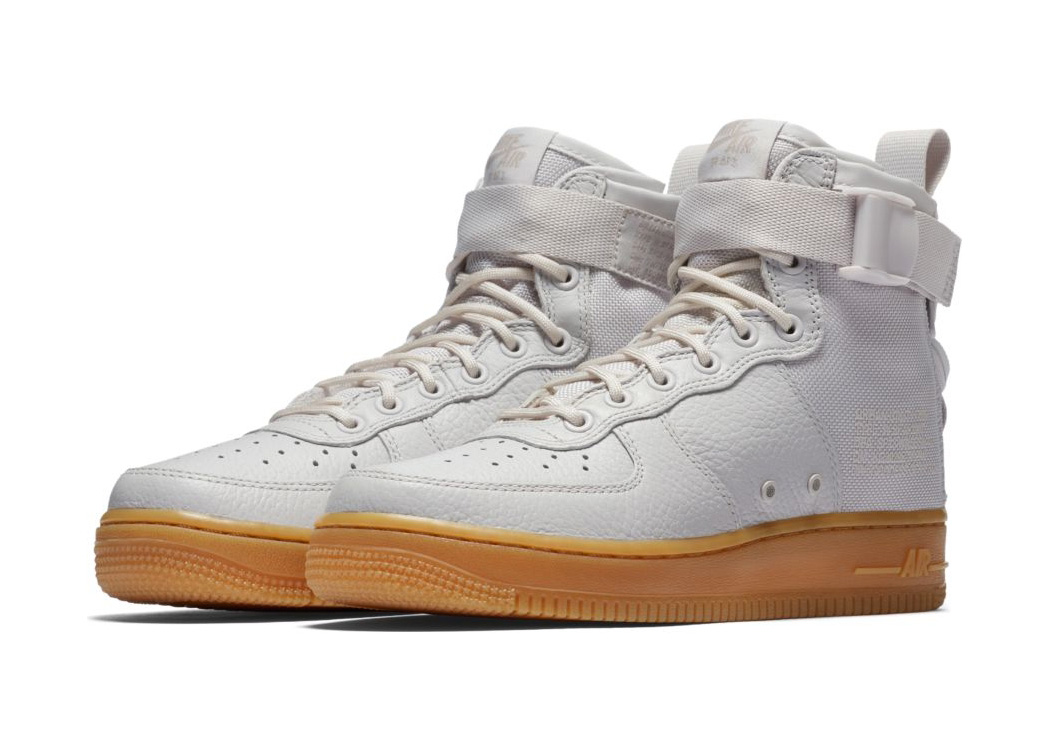 nike air force 1 mid hombre gris