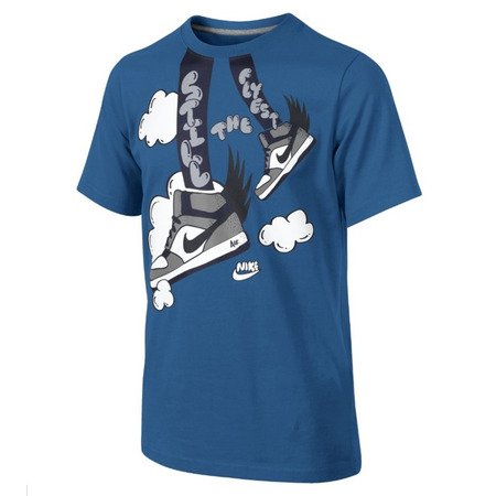 Nike Camiseta Bball Sneaker DNA (8-15 años)(483/azul)