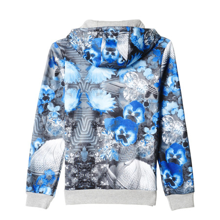 Adidas Originals Junior Sudadera Superstar Jungle Trefoil Logo (azul/blanco/gris)