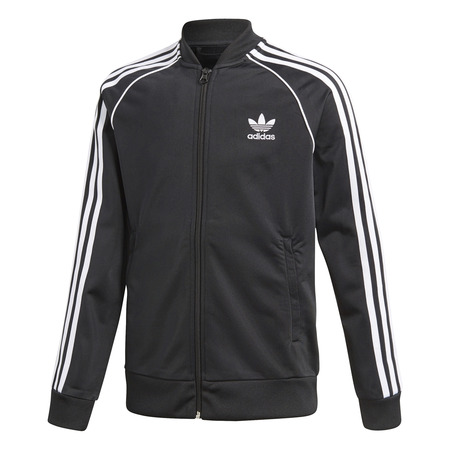 Adidas Originals Junior Superstar Track Top (Black/ White)