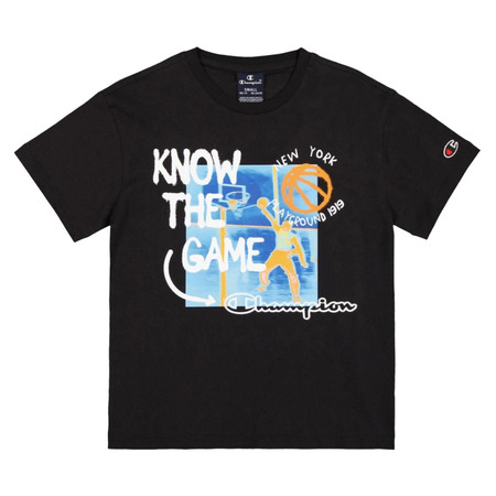 Champion Kids Crewneck T-shirt "Black"