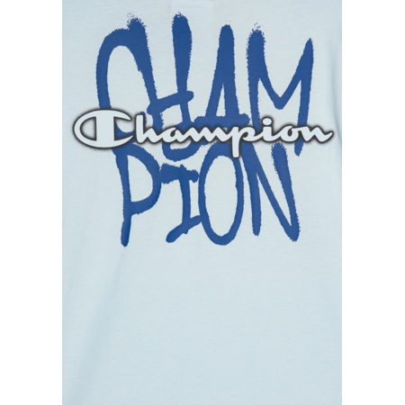 Champion Script Logo Jersey T-Shirt "Light blue"