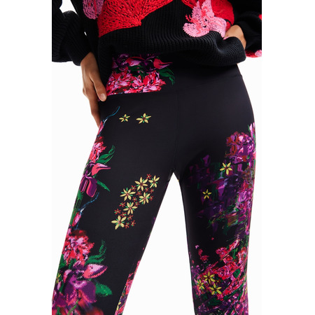 Desigual Floral Sport Leggings "Magical Fuxia"