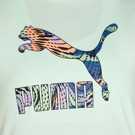 Puma CLASSICS Logo Infill Tee "Light Mint"