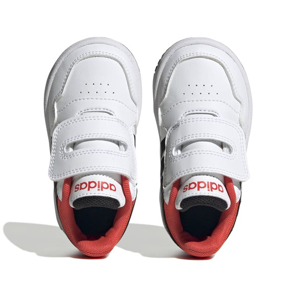 Adidas Infants Hoops 3.0 CF I "White-Bright Red"