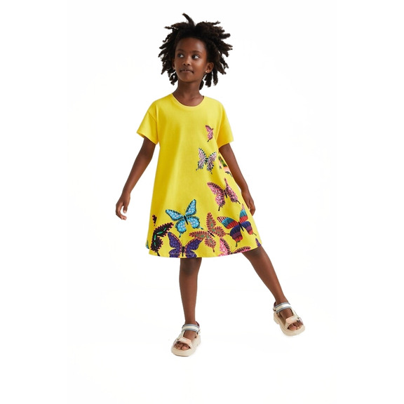 Desigual Girls Butterfly Dress