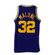 Adidas Camiseta Swingman Karl Malone Utah Jazz (purpura/amarillo)