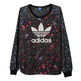 Adidas Originals Mujer Sudadera Moscow Mix Printed Flower Crew Swt (negro)