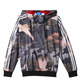 Adidas Originals Rita Ora Sudadera con Capucha "Kimono Print" (multicolor/rojo)