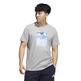 Adidas BOOST Rocket Graphic Tee "Grey"