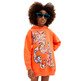 Desigual Sweatshirt Dress "Orange"