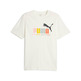 Puma ESS+ Multicolor Tee "Warm White"