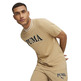 PUMA SQUAD Big Graphic Tee "Prairie Tan"